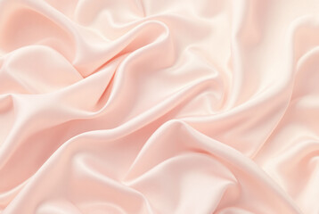 Fototapeta premium Realistic Light Pink Silk Background : Generative AI