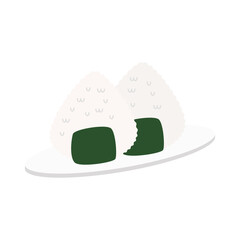 japanese onigiri illustration
