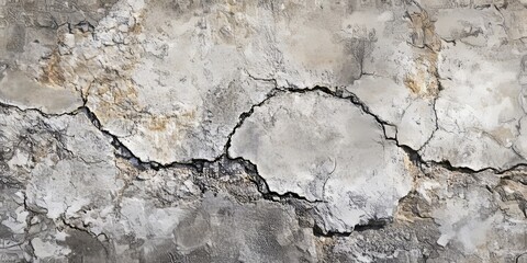 Grunge dirty crack stain concrete floor texture showcasing a rugged and worn appearance, perfect for highlighting grunge dirty crack stain concrete floor texture in design projects or backgrounds.