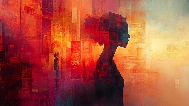 Distant Figures: A Study in Solitude and Connection