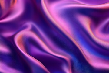 Fototapeta premium Exquisite purple material with smooth wavy texture