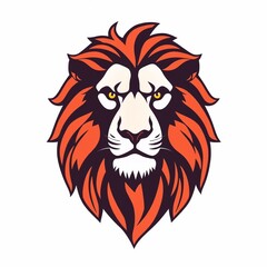Obraz premium lion logo shape design