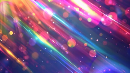 Fototapeta premium Spectral gradient of sunlight coming through a prism