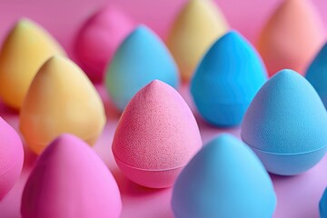 soft and fluffy colorful Beauty blender