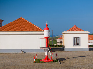 Farol de Leça o Boa Nova situado en Leça da Palmeira distrito de Oporto, Portugal