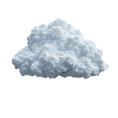 Fluffy White Cloud 3D Render Abstract Cloud Soft Texture Nature Sky Weather Meteorology Design