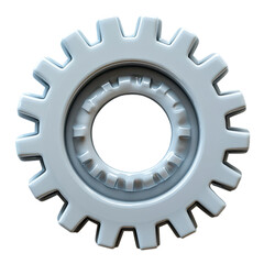 Industrial Gearwheel Mechanism Engineering Technology Machine Cogwheel 3D Render Teamwork System