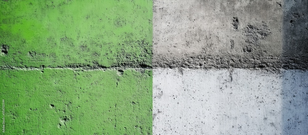 Aufkleber green and gray concrete surface texture for background use with empty space for text placement and d