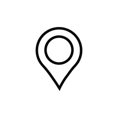 locator icon vector logo template