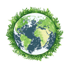 Green Planet Earth Ecology Sustainability Nature Environment Globe