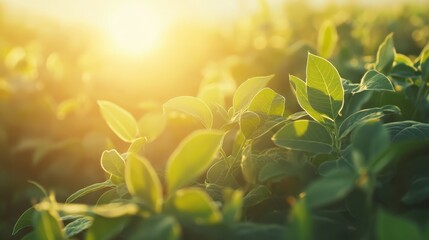 The Bright Green Leaves