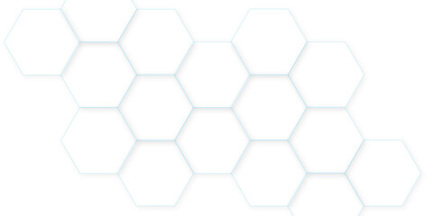 Abstract white background. Luxury white pattern with hexagons. abstract 3d hexagonal background. modern background with hexagons. Geometric mesh cell texture. modern futuristic wallpaper. 