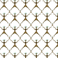 Naklejka premium fence background