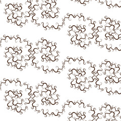 seamless pattern with monsters