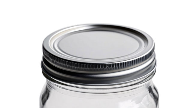 Blender Jar Lid for Secure Blending - Isolated on White Background