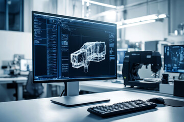 Exploring advanced design concepts with modern CNC technology in a high-tech mechanical engineering environment