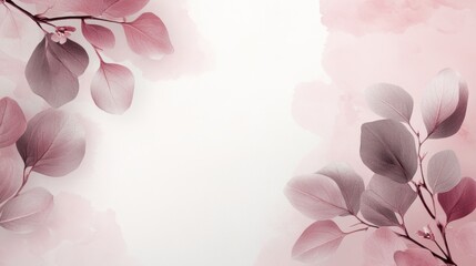 Fototapeta premium Soft Monochromatic Banner Header Template with copy space