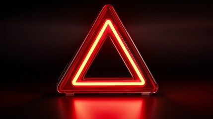triangle caution warning sign for notification error and maintenance concept, network security, computer virus detected data protection.