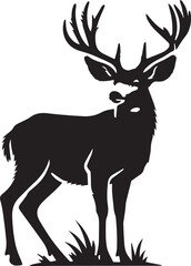 Deer silhouette vector