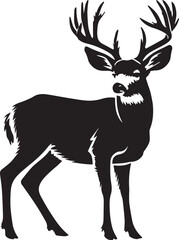 Deer silhouette vector