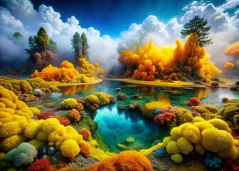 Sulfur Cycle: Microbial Processes & Environmental Impact - Medium Shot Photography