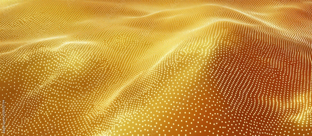 Poster elegant golden abstract background with shimmering dots and subtle stars providing ample space for p