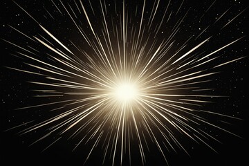 Obraz premium arafed image of a star burst in the dark sky