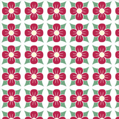 seamless pattern with flowers
