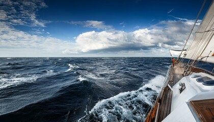 Fototapeta premium sea wave during storm in atlantic ocean 