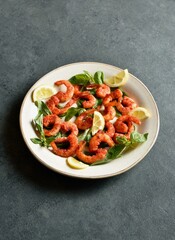 Spicy thai basil shrimp