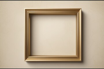 there is a picture of a picture frame on a wall