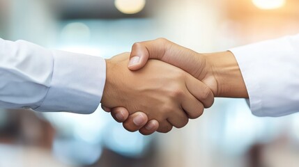 The Business Handshake Moment