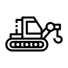 crane Line Icon