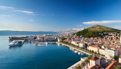 Obraz premium Old town of Split in Dalmatia, Croatia.