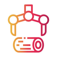 crane Line Gradient Icon