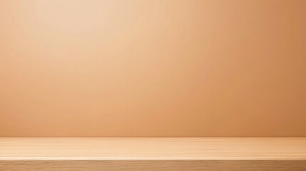 Elegant plain brown background for product presentation with a smooth surface