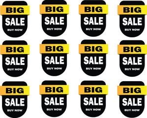 Fototapeta premium Offer Tag, Discount Tag, Special Offer, Big Sale, Supper Sale Vector Illustration