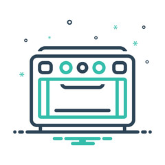 Mix icon for oven