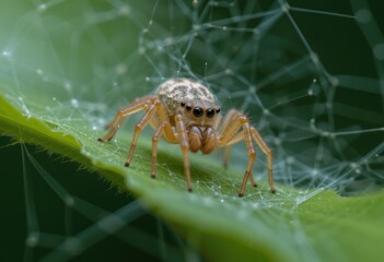 Fototapeta premium spider on a web