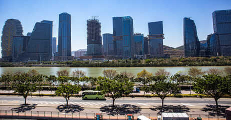 hengqin city skyline 