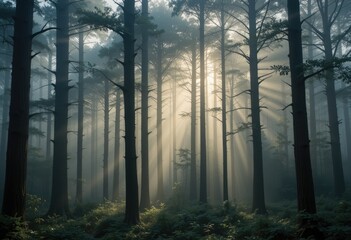 Fototapeta premium morning in the forest