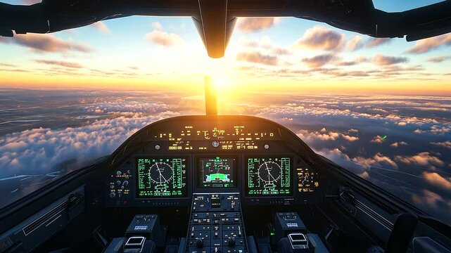 A professional-grade VR flight simulator with tactile controls