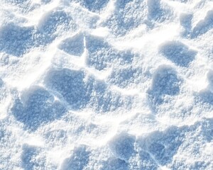 Obraz premium Textured Snow Surface with Soft Light Showing Patterns and Shadows Creating a Wintry Atmosphere Ideal for Seasonal Themes and Nature Backgrounds
