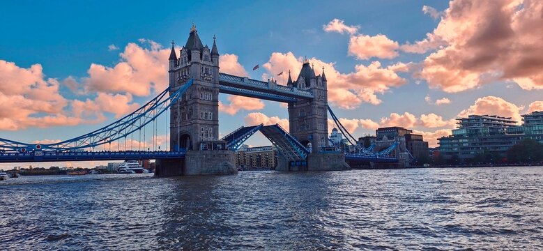 tower bridge at sunset