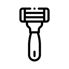 Shaving line icon