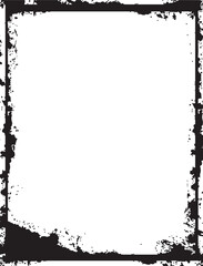 Vector grunge border, grunge border brush, grunge border edge, square grunge border