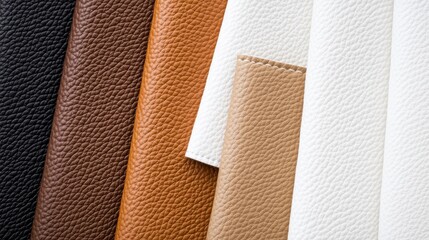 Leather textures in fashion design close-up photography insights