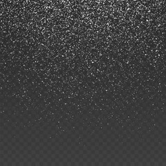 A black-and-white texture with a grainy, grunge look. It's abstract, with a glitter effect and dark background. There are also some dark waves and noise texture. It's a vector illustration of dust.