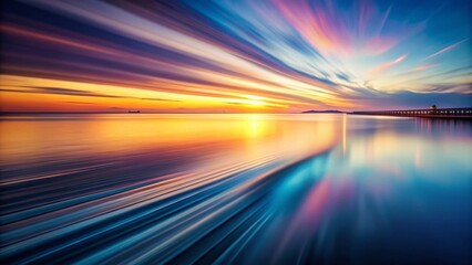 Abstract Minimalist Geometric Pattern Background - Long Exposure Photography