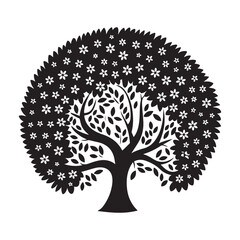 Big Tree icon vector illustration